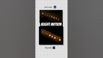 Recreating After effects edit in Alight motion #shorts