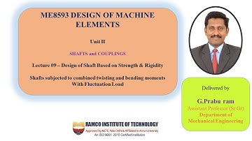ME8593 - DME - Unit II - Design of Shaft - Part IX