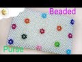 How to Make Crystal Beaded Purse. Design 61 // New Beaded Purse 2022.  Nomi. Namita crafts.