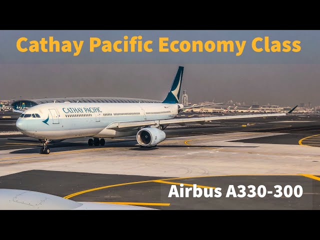 Cathay Pacific Economy Class Airbus A330 300 Red Eye Hongkong To Jakarta Cx753 You