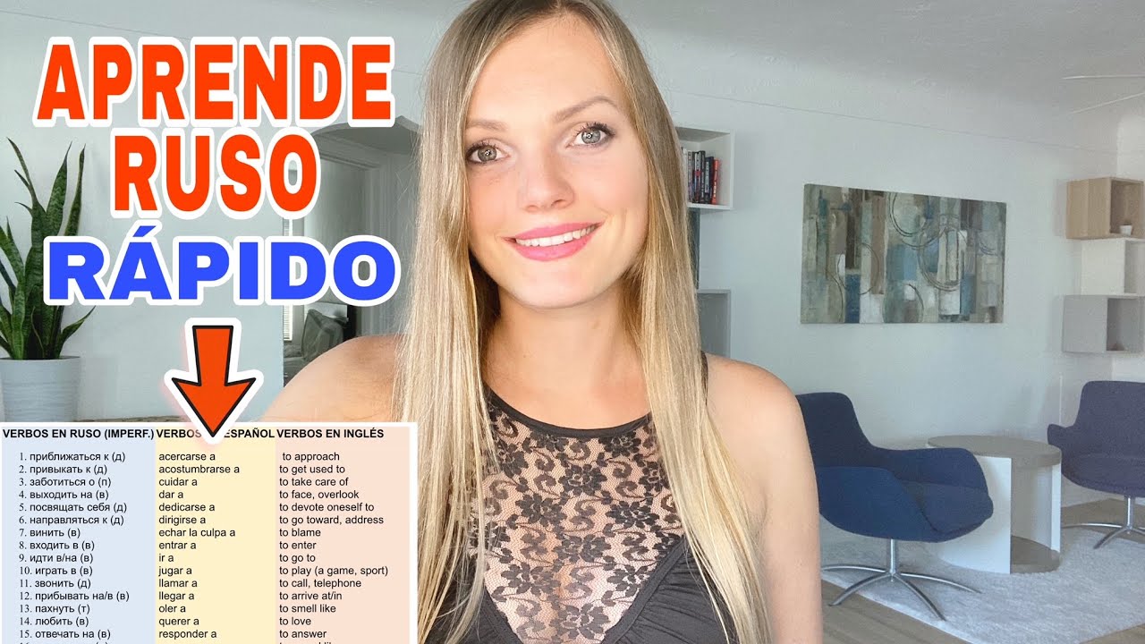 Aprende RUSO Rápido con 55 Frases (verbos&casos) para hablar en el idioma | Clases (curso) de ruso