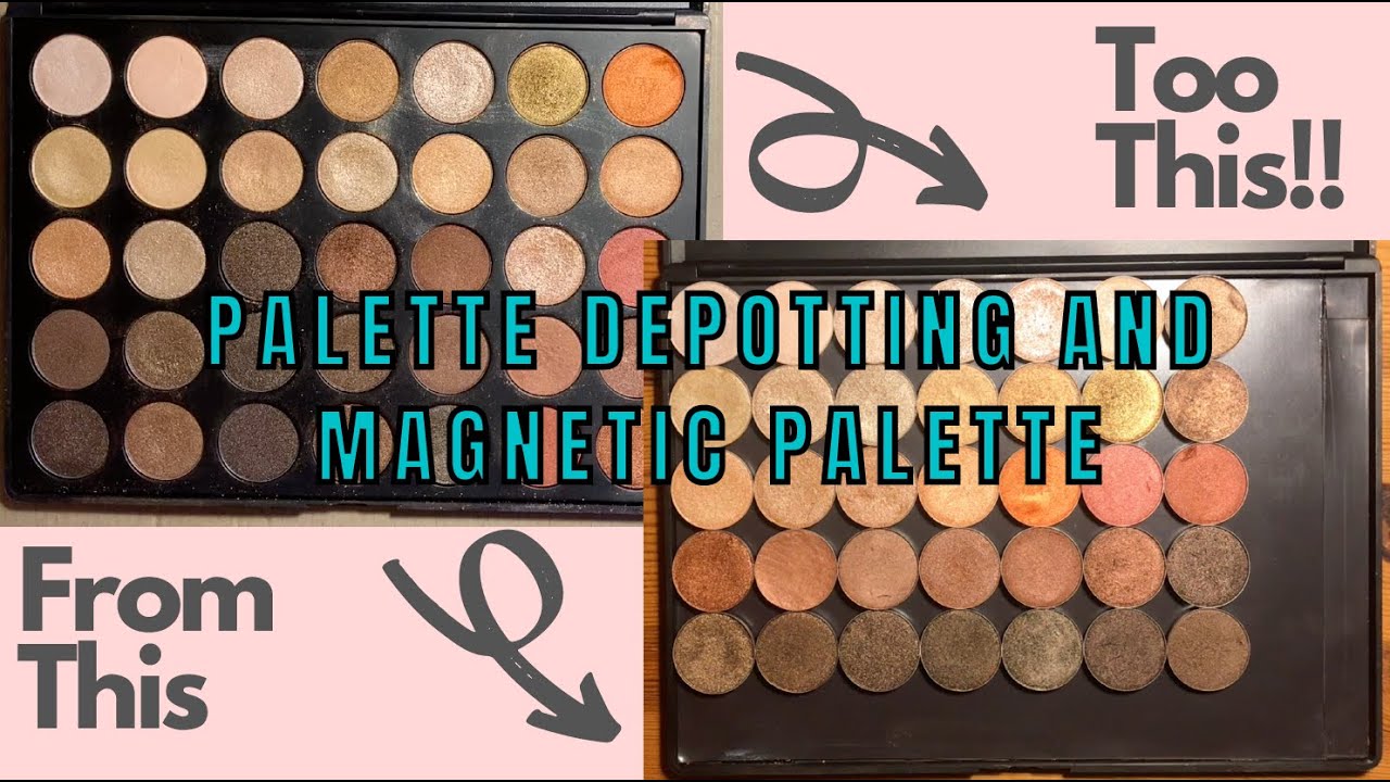Empty Eyeshadow Palette Dupe for Makeup Artist!  Makeup Kit Organization  on a Budget! 