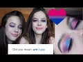 BI PRIDE MAKEUP LOOK AND ANSWERING FAQ ABOUT SEXUALITY