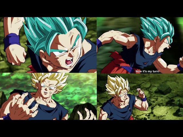 BOTON GOKU BLUE 2