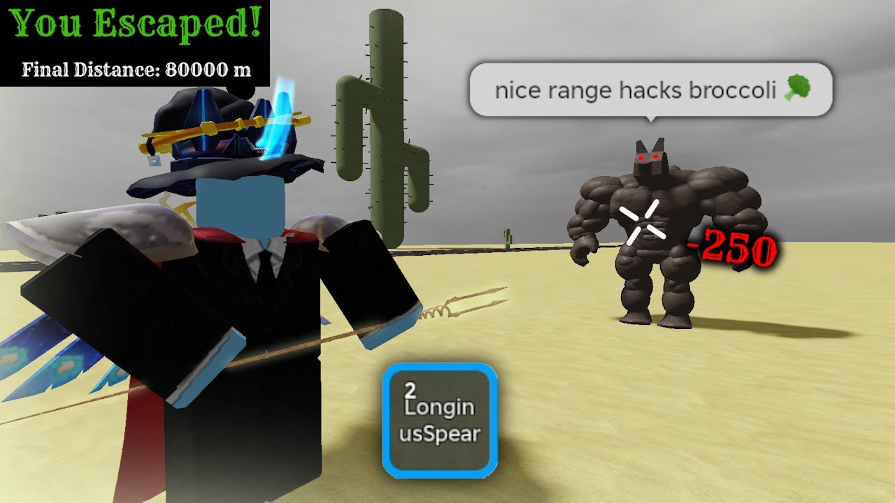Beating Dead Rails Using The NEW Longinus Spear + Milk (Roblox Dead Rails)