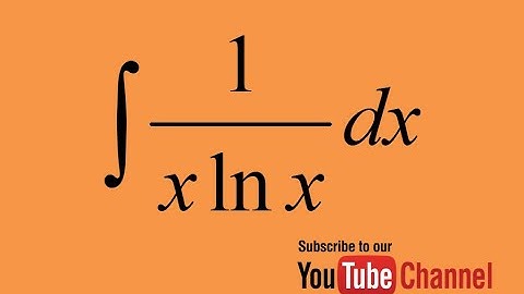 How to integrate 1/(x*linx), Integration by substitution, Indefinite Integral, Calculus