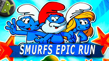 Smurfs Epic Run - Android Game! Gameplay Walkthrough Part 1 - Stages 1-10