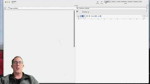 Tinderbox - Turning on toolbars and navigating the menus