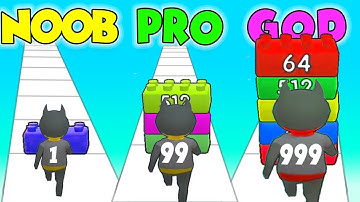 The Evolution BrickL  2048 Brick Runner - 45373⭐Max Level Gameplay (New Level)