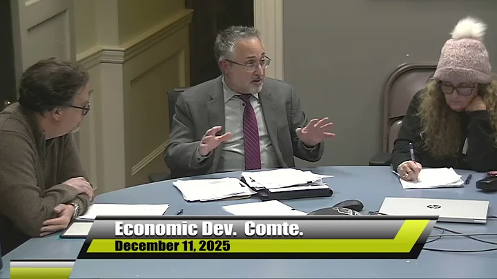 Economic Development Committee - December 11, 2025