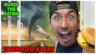 Food Review… DURING a Tornado (Guess The Rating) *DANGEROUS*