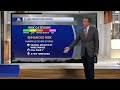 Severe storms on Monday