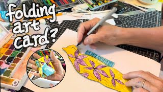 making a folding art card - will this work? 