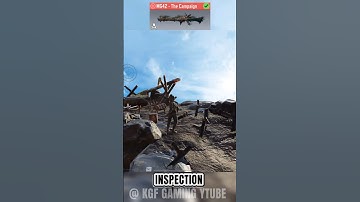 Mythic MG42 - The Campaign Inspection❤️❤️ #shorts #short #codm #mg42thecampaign #viralreels