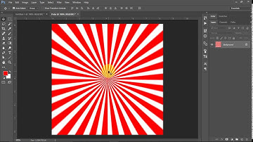 Polar Coordinates Effect In Adobe Photoshop CC.