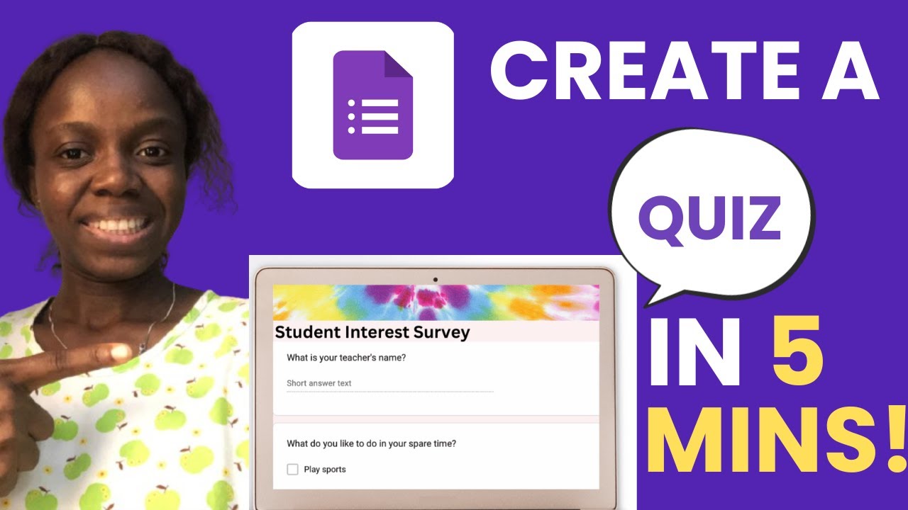 How to Create a Quiz with Google Forms | Step-by-Step Tutorial for ...