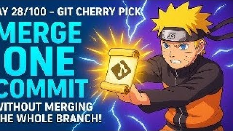 Day 28/100: Git Cherry-Pick Explained | Merge Specific Commit from Another Branch | DevOps Challenge