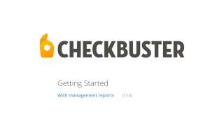 Famous Checkbuster: Getting started with management report Profile
