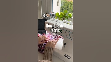 How to shirr fabric. ✨ Sewing tips for beginners. Shirring fabric with elastic yarn.