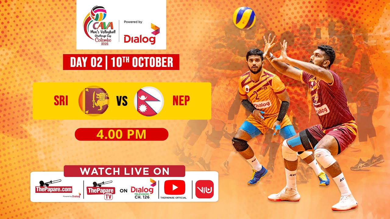 Sri Lanka vs Nepal | CAVA Men’s Volleyball Challenge Cup 2023