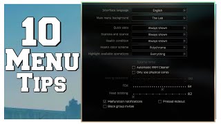 10 TIps and Tricks for Tarkov Main menu and Settings | Beginner Guide