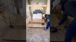 How to cut big MDF panels With A Circular Saw