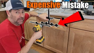 My Lack Of Skills Has been Exposed | Expensive Mistakes Installing Cabinet Hardware | THE HANDYMAN |