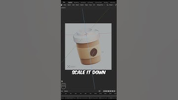 How to make a Coffee Mug in Blender🔥 #3d #blender