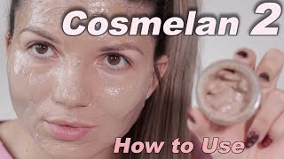 COSMELAN 2 cream How To Use on its own for skin Pigmentation  Step by Step application (2021)