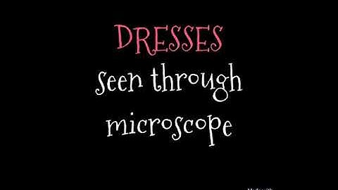 Microscopic view of different fabrics