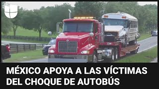 México anuncia que apoyará a familiares de las víctimas del accidente de autobús en Florida