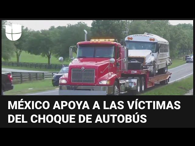 México anuncia que apoyará a familiares de las víctimas del accidente de autobús en Florida