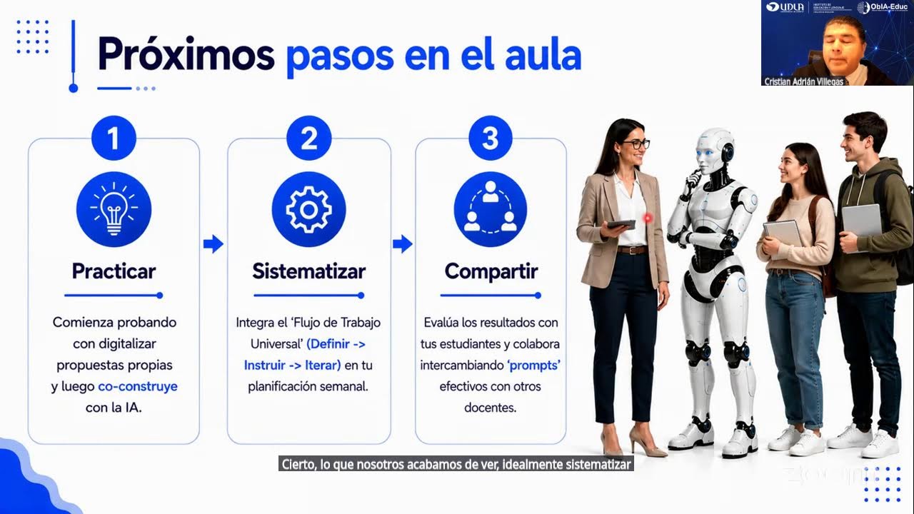 2da Ponencia: Docentes que diseñan desafíos: escape rooms educativos con Inteligencia Artificial. Dr