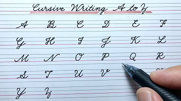 How to write English capital letters ABCD | Cursive writing A to Z | Cursive handwriting practice