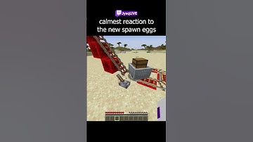 calmest reaction to the new spawn egg designs in minecraft