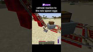 calmest reaction to the new spawn egg designs in minecraft Wealth
