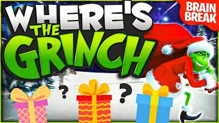 Where's The Grinch? | Christmas Brain Break | Winter Games For Kids | Just Dance | GoNoodle Games