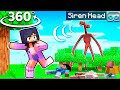 Aphmau saving friends from SIREN HEAD in Minecraft 360°