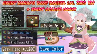 toram online - new update difficulty very hard boss breeta + event dye golden coryn review - yusagi screenshot 4