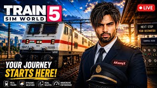 🔴 LIVE NOW! Train Sim World 5 Career Mode Gameplay | Realistic Train Driving | AKsonyX