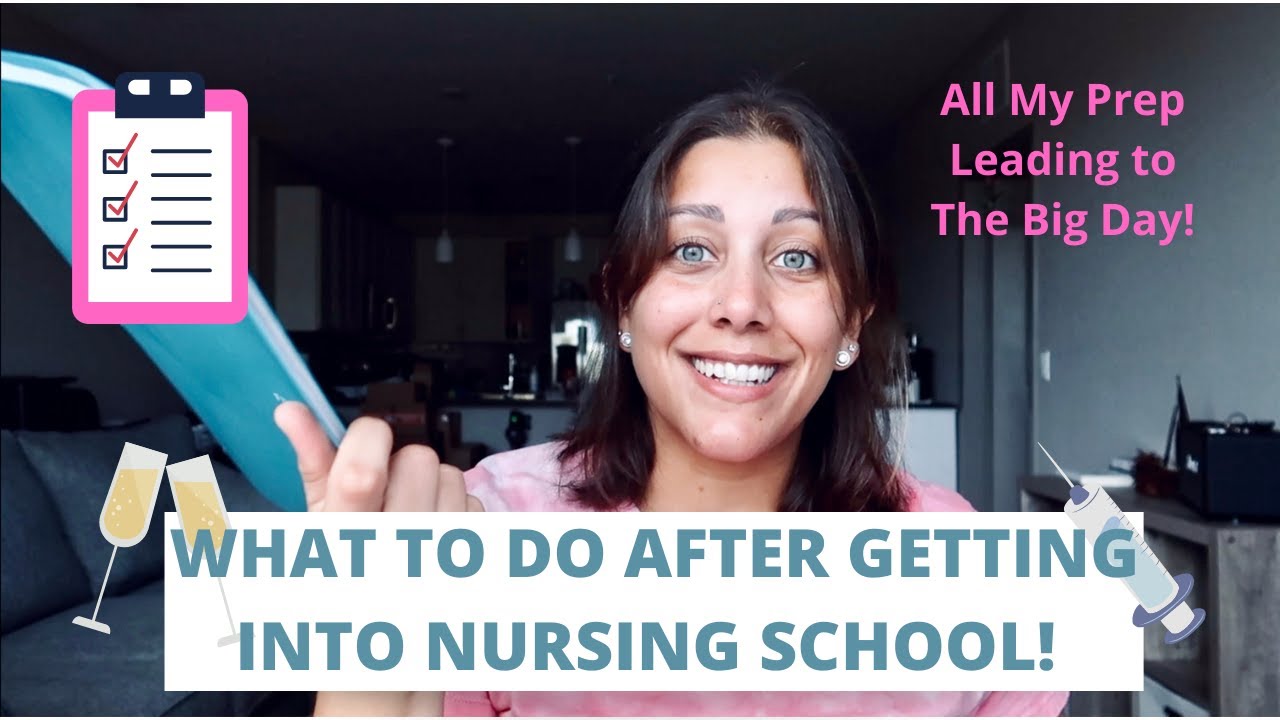 WHAT TO EXPECT AFTER GETTING INTO NURSING SCHOOL // How to prepare before you start nursing school