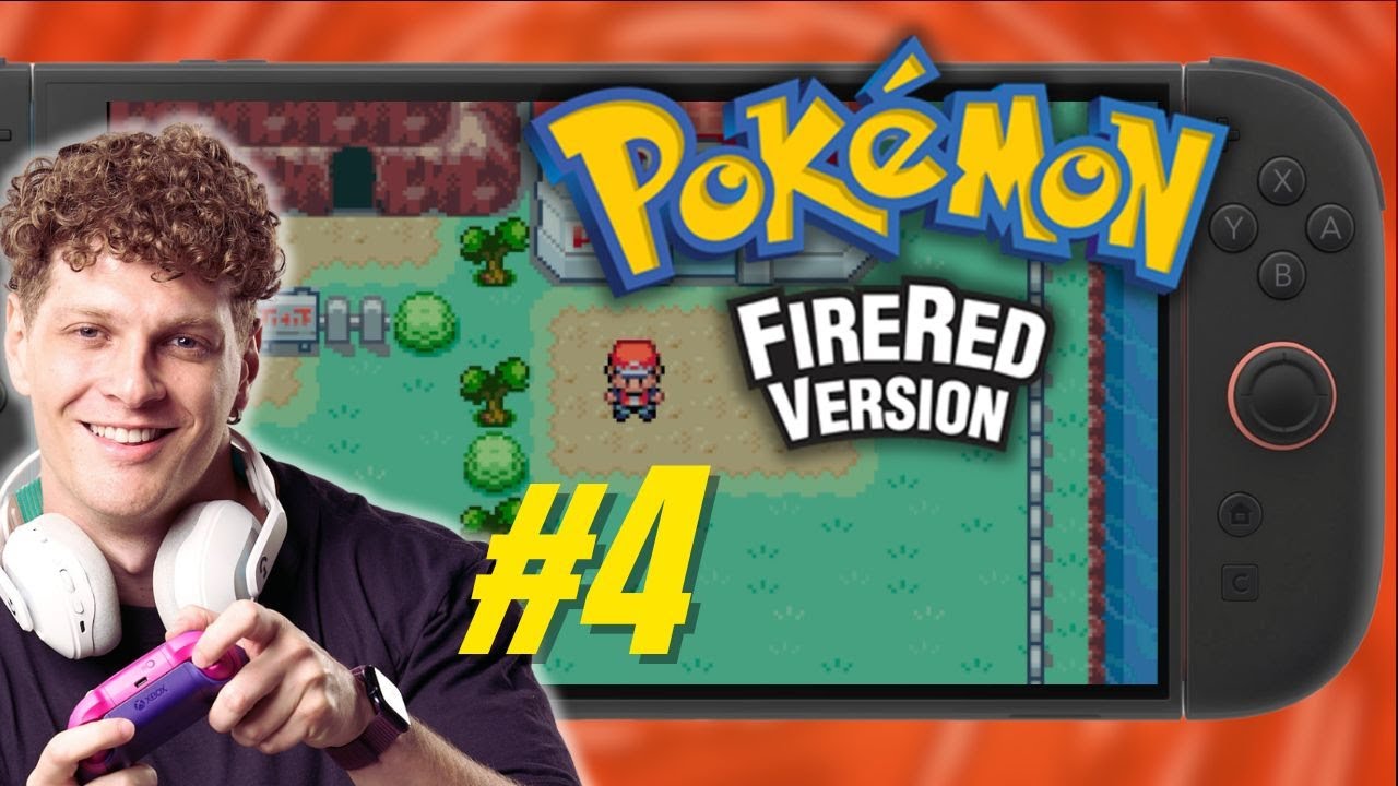 POKEMON FIRE RED #4 (GINÁSIO 4 da ERIKA) gameplay PT-BR