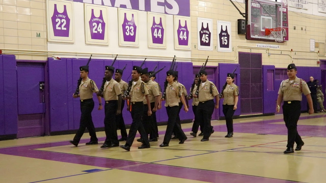 Senior Armed Basic Platoon Tottenville High School Drill Meet 2018