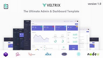 Veltrix - The Ultimate Admin & Dashboard Template | Themeforest Website Templates and Themes