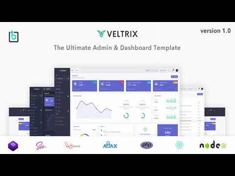 Veltrix - The Ultimate Admin & Dashboard Template | Themeforest Website Templates and Themes