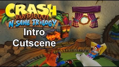 Crash Banidcoot 3: Warped Intro | Crash Bandicoot N. Sane Trilogy Cutscene PS1 Montage
