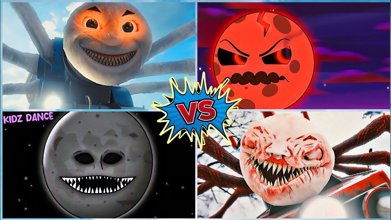 CHO CHO CHARLES MONSTER 🌕 LUNAR MOON EXE 🌕 CURSED THOMAS MONSTER ❄️TILES HOP