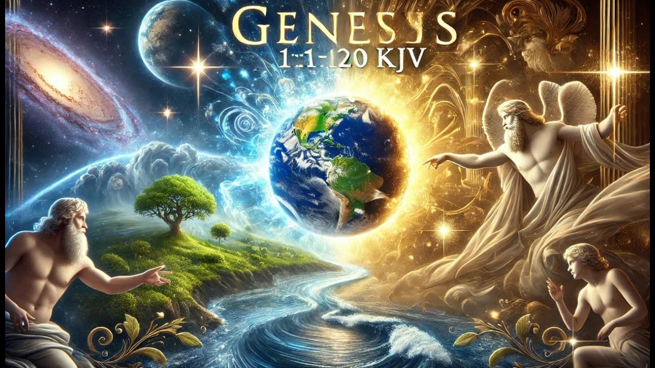 Genesis 1 KJV Bible Reading 🌿☀️ - YouTube