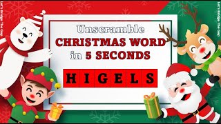 SANTA MIXED UP THESE WORDS. CAN YOU FIX THEM? - ULTIMATE CHRISTMAS SCRAMBLE WORD CHALLENGE! 🎄