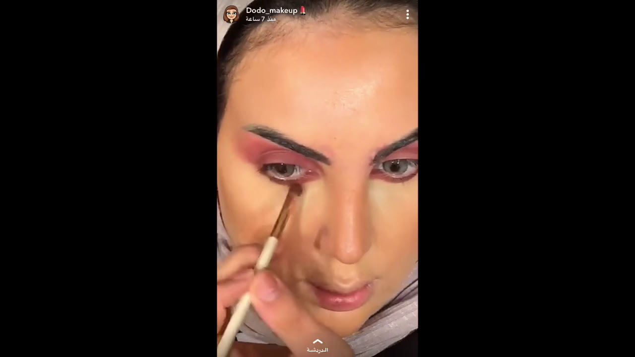 مكياج تتوريال لوك ثقيل درجات الوردي مع الآرتست💄: دينا الرشيدي makeup tutorial